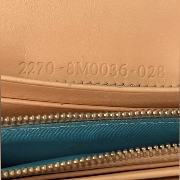 Fendi Teal Zucchino Vintage Wallet with Certificate of Authenticity FINAL PRICE - Picture 10 of 10